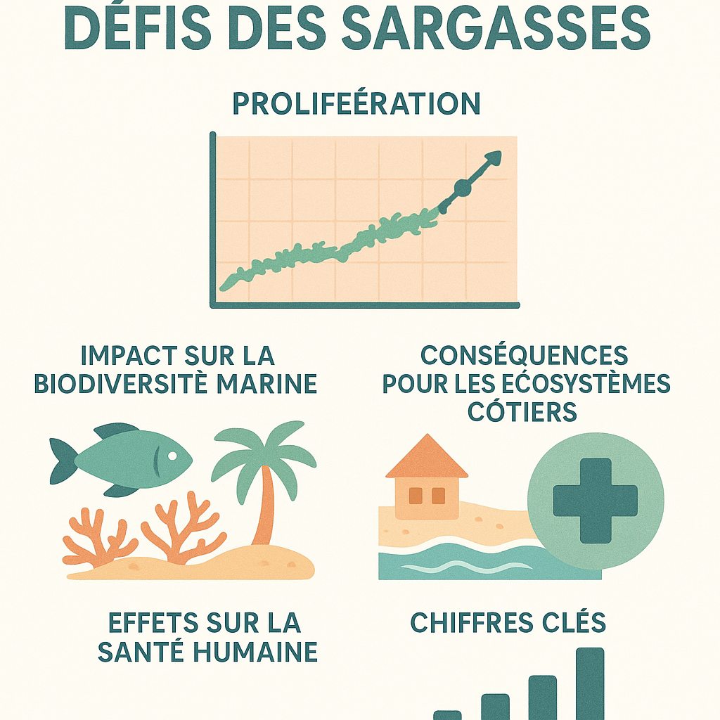 Quels sont les défis environnementaux posés par les sargasses ? Quels sont les défis environnementaux posés par les sargasses ?